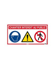 Panneau chantier 4 en 1