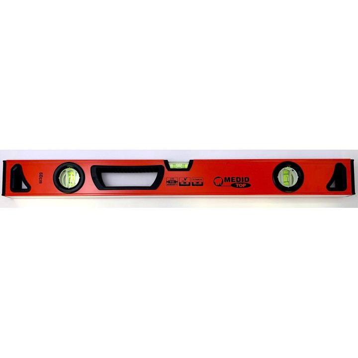 Niveau aluminium professionnel 3 bulles - MEDID