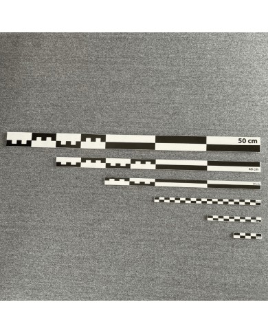 Lot de 6 échelles photo NB