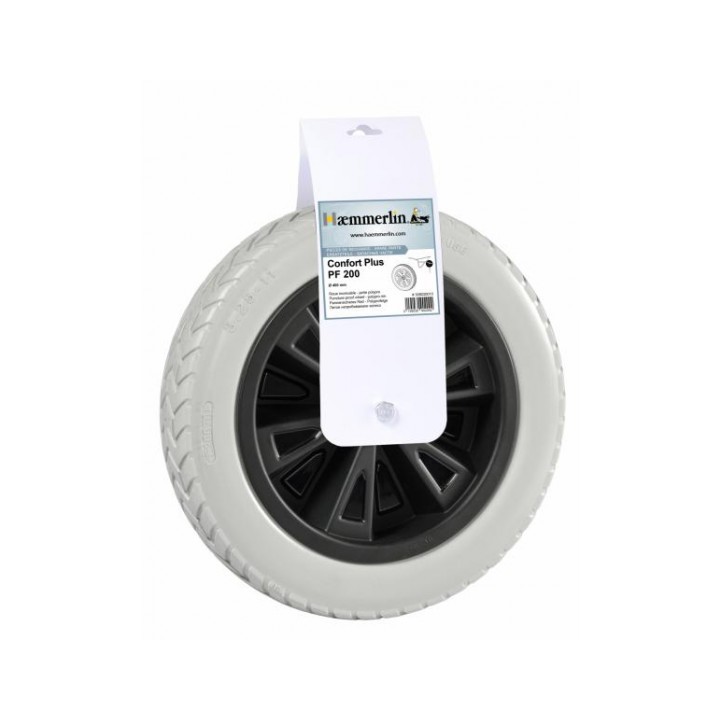 Roue increvable PF 200 Ø 400 mm pour brouette - HAEMMERLIN