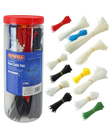 Assortiments de 400 liens nylon Assortiments de 400 liens nylon