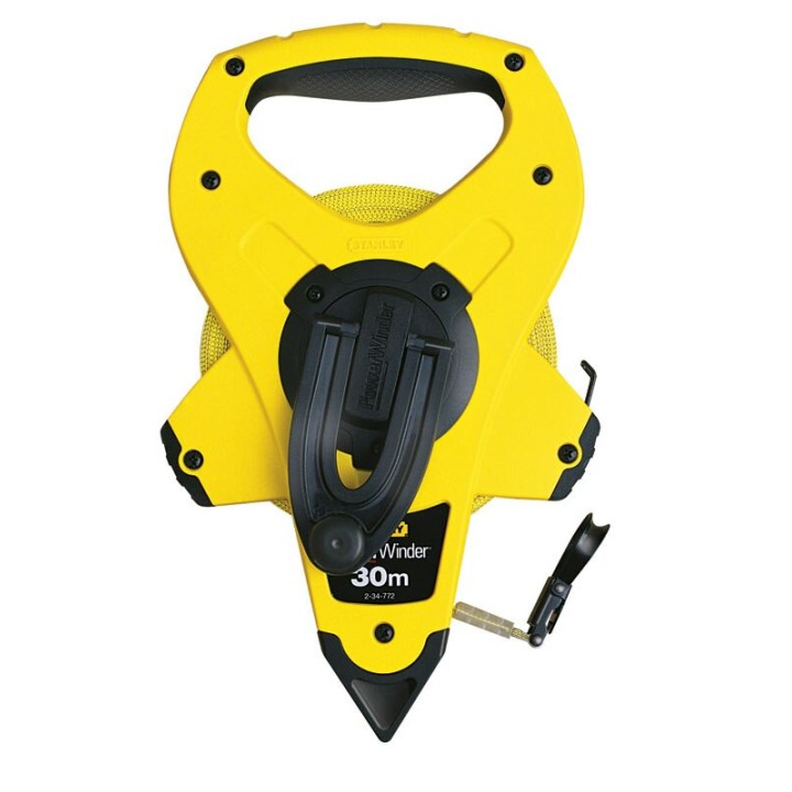 Mesure longue PowerWinder 30 m ruban fibre de verre - STANLEY