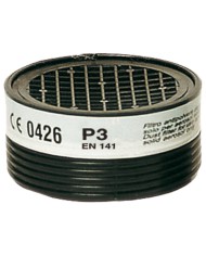 Lot de 2 cartouches filtrantes P3 pour poussières