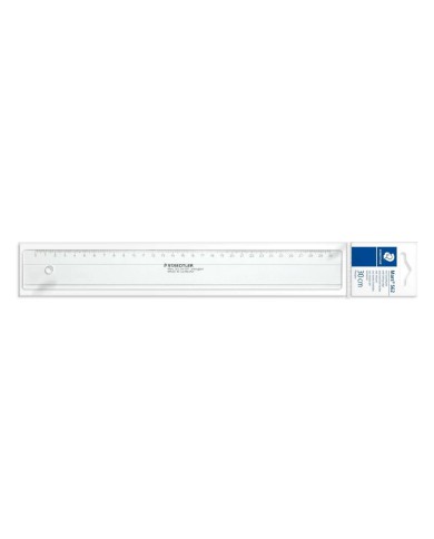 Règle plate plexiglas 30 cm