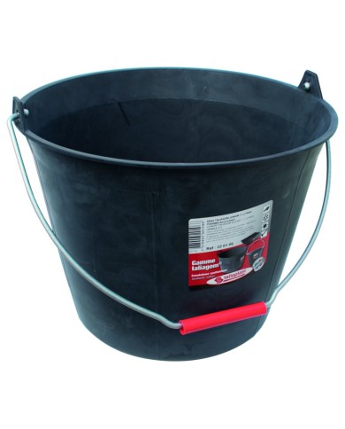 Seau Caoutchouc Synthétique 11litres à poignée