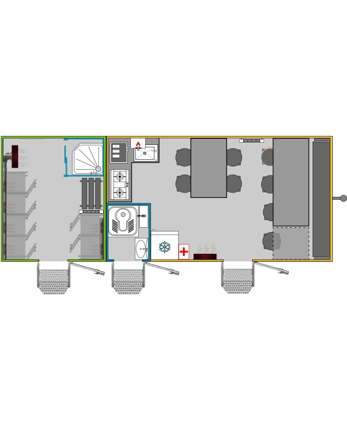 Base vie de chantier sur-mesure