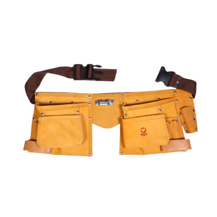 Ceinture porte outils en cuir 10 poches - MEDID