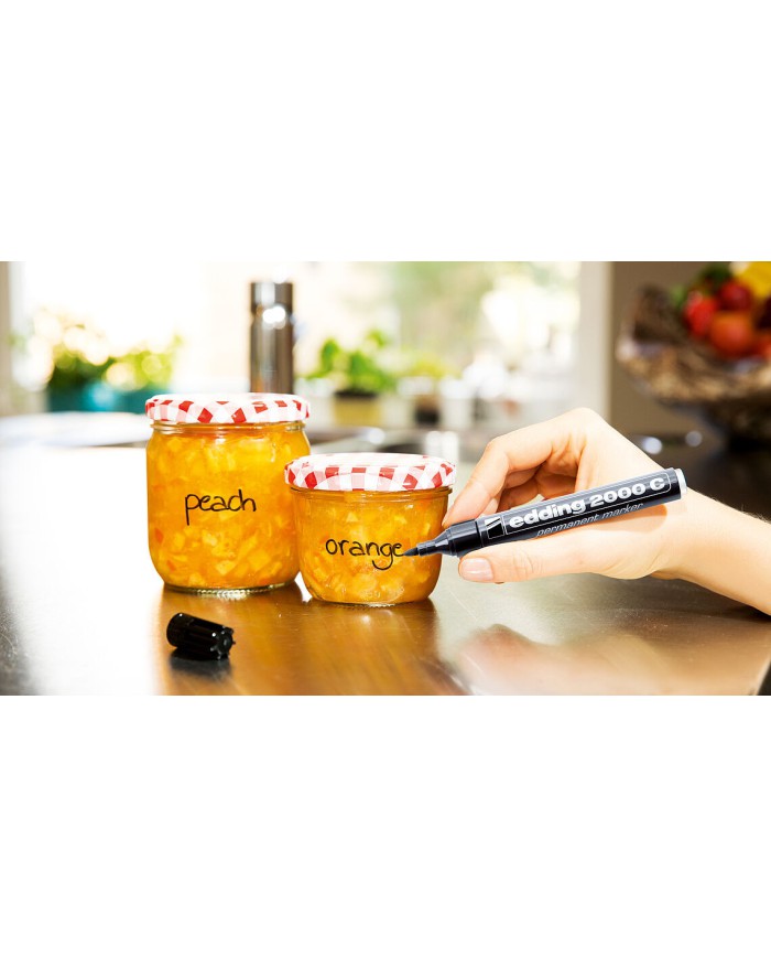 Marqueur permanent Edding 2000C-Rouge