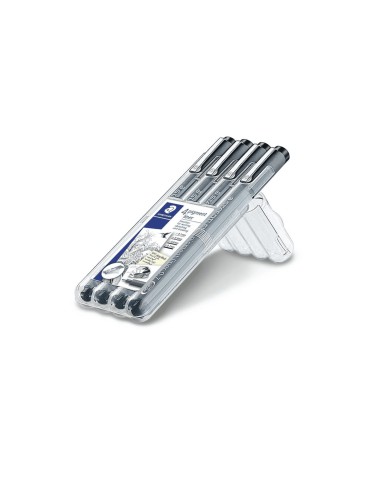 Feutres pointe calibrée pigment liner lot de 4