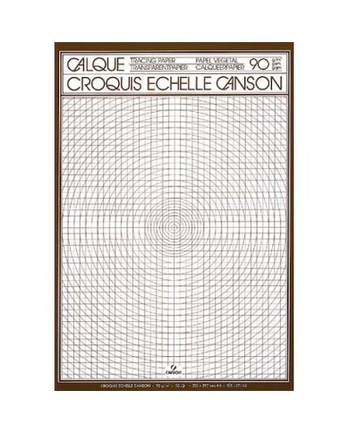 Calque croquis échelle CANSON