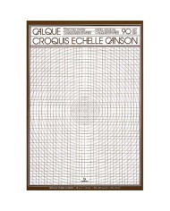 Calque croquis échelle CANSON