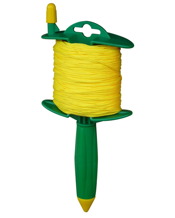 Cordeau de traçage avec enrouleur