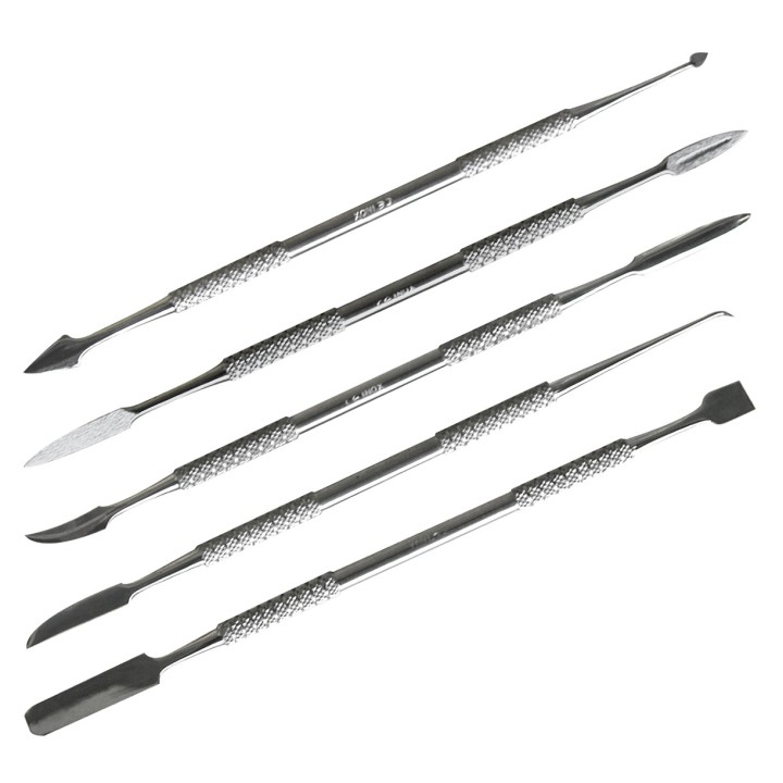 Lot de 5 brunissoirs inox, outils de dentiste - OUTIFRANCE