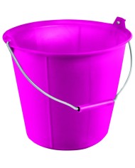 Seau haute visibilité 13 litres rose fluo - TALIAPLAST