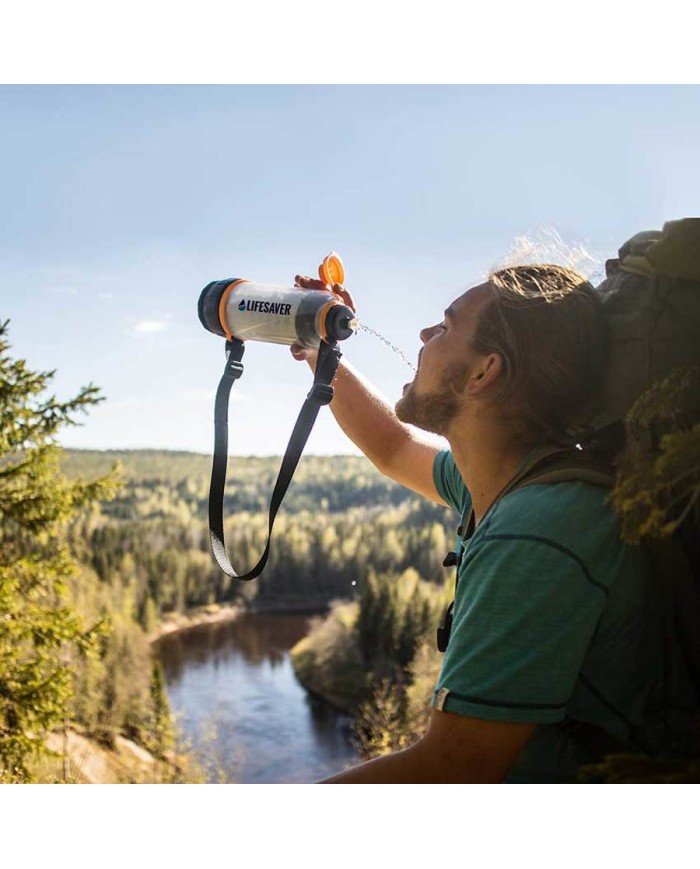 Gourde filtrante et purificateur d'eau pour 6000L - LIFESAVER®