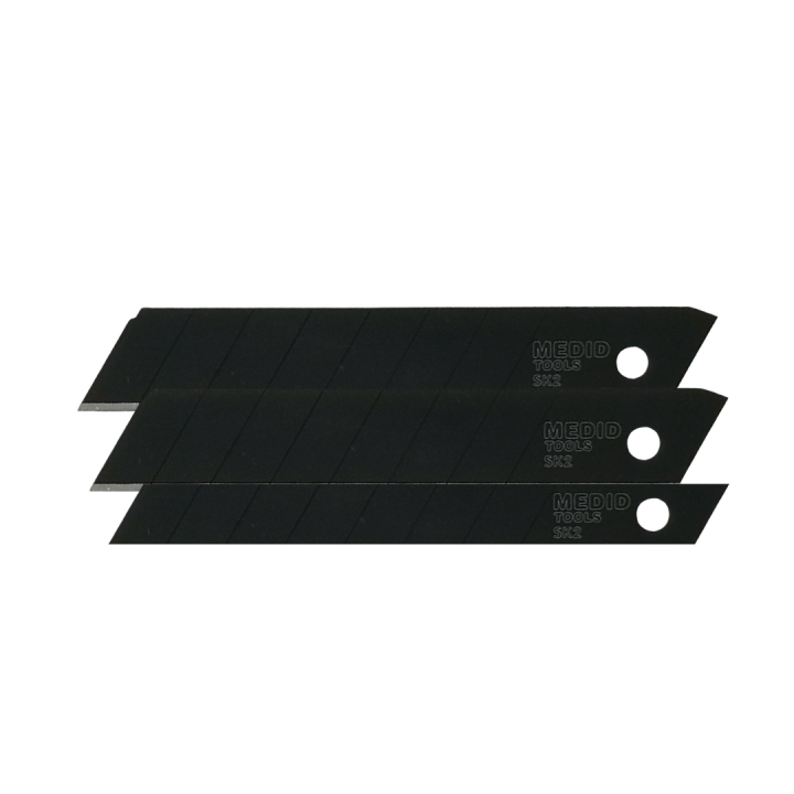 Étui de 10 lames de rechange cutter 9 mm SK2 - MEDID - vue 2