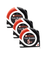Mètre à ruban TRIPLE BLACK - MEDID