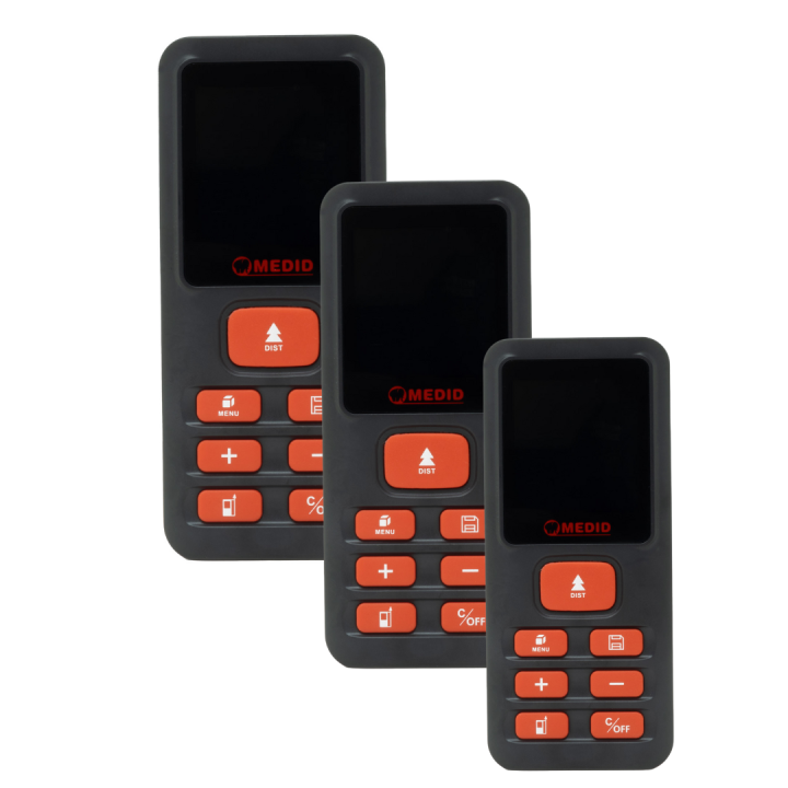 Télémètre laser rouge 40 m - MEDID