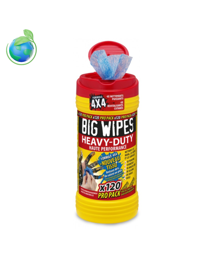 Distributeur de 120 lingettes nettoyantes - BIG WIPES Distributeur de 120 lingettes nettoyantes - BIG WIPES