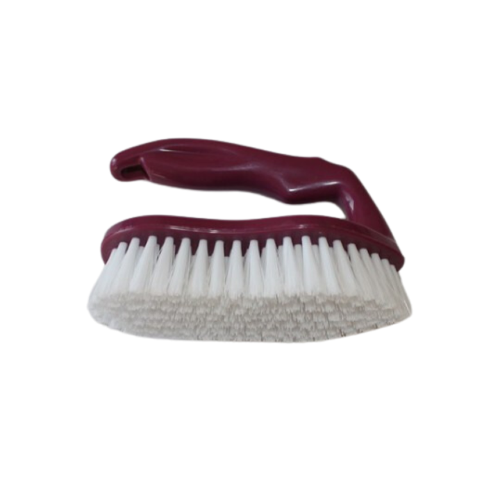 Brosse à main nylon forme fer à repasser