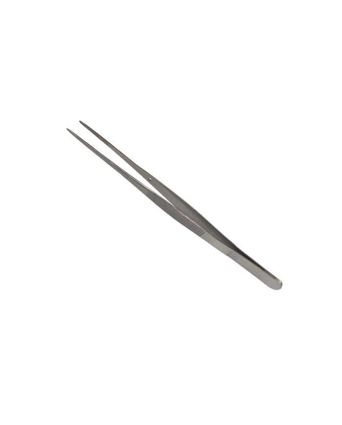 Precelle INOX becs droits striés 150mm Precelle INOX becs droits striés 150mm