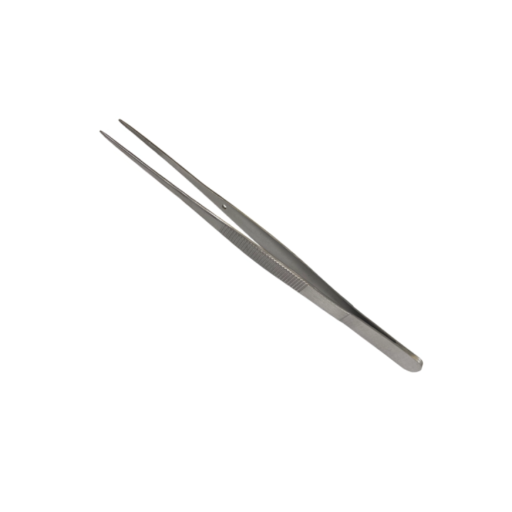 Précelle inox à bec droit strié - PLANETARCHEO