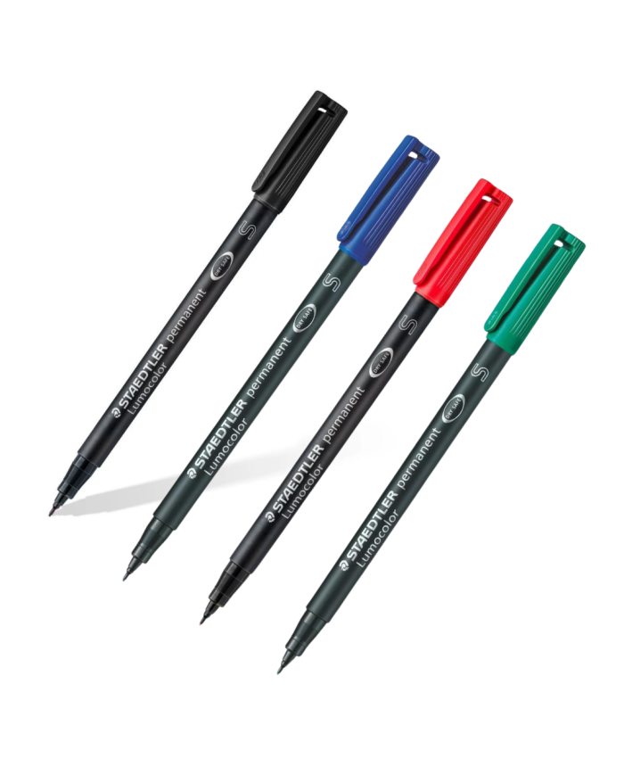 Feutre Lumocolor Permanent S pointe superfine  0.4 mm à l'unité