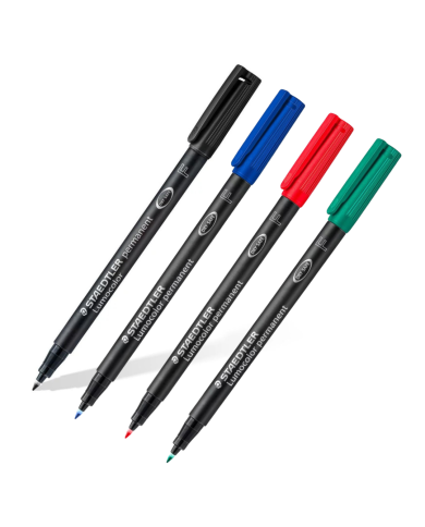 Feutre Lumocolor Permanent F pointe fine  0.6mm à l'unité