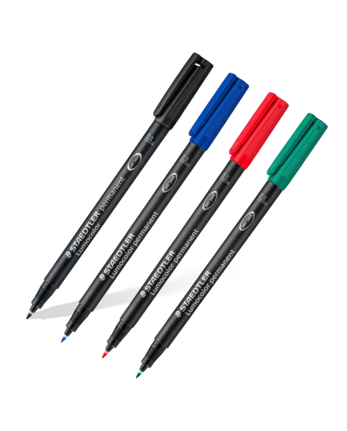 Feutre Lumocolor Permanent F pointe fine  0.6mm à l'unité