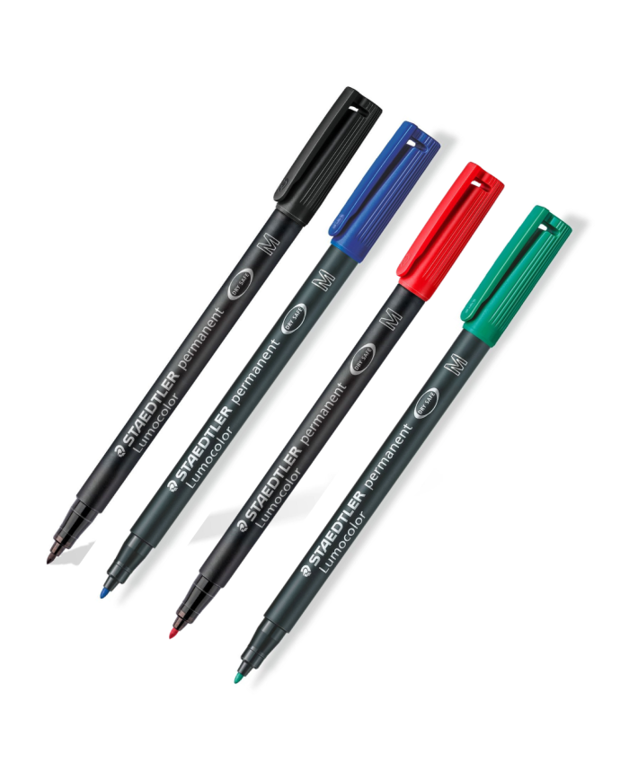 Feutre Lumocolor Permanent Universel M pointe moyenne 1 mm à l'unité
