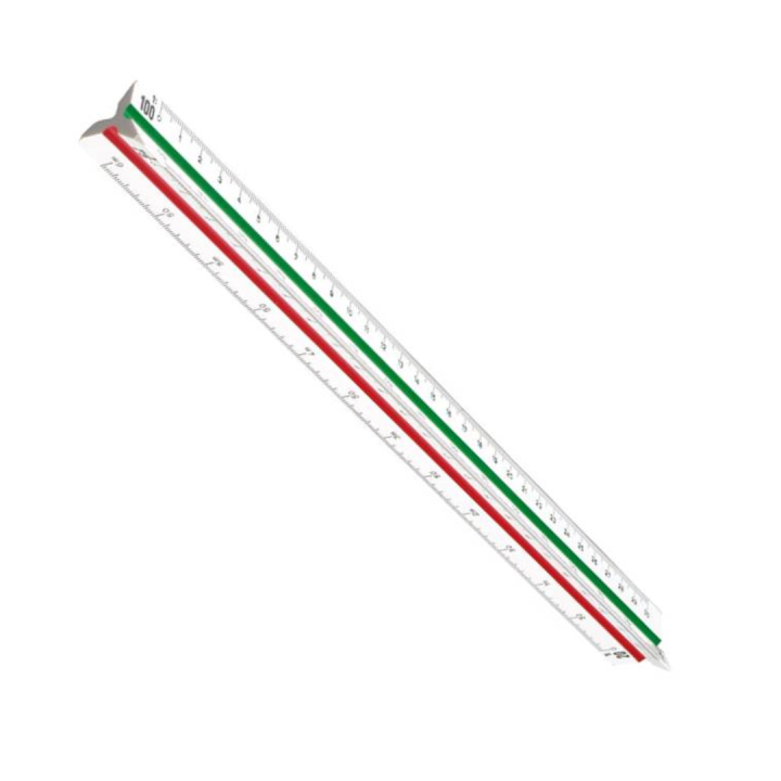 Echelle de réduction triangulaire Architecte I 30 cm - WONDAY