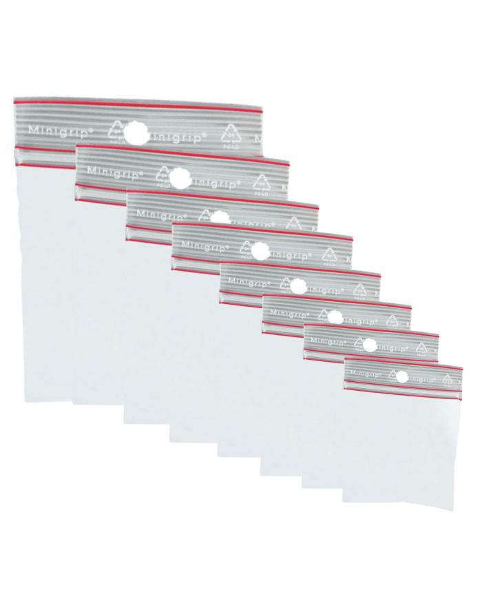 Sachets 60µ - Minigrip avec zones d'écriture