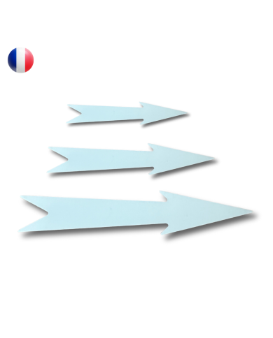 Flèches NORD blanches rigides