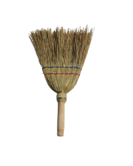 Balayette paille fibres sorgho forme poire 40 cm