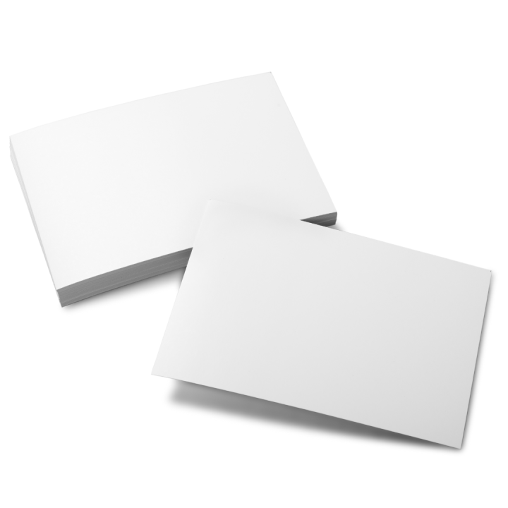 Étiquette PVC blanche perforée 60 x 100 mm