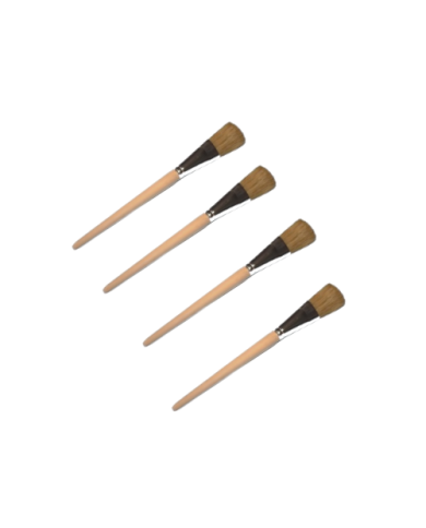 Brosse raccord soie blanche MADELEINE