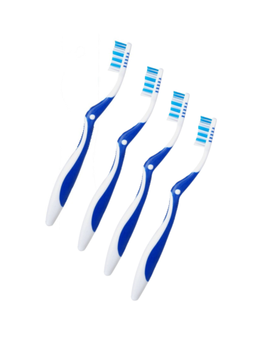 Lot de 4 brosse à dents medium Lot de 4 brosse à dents medium