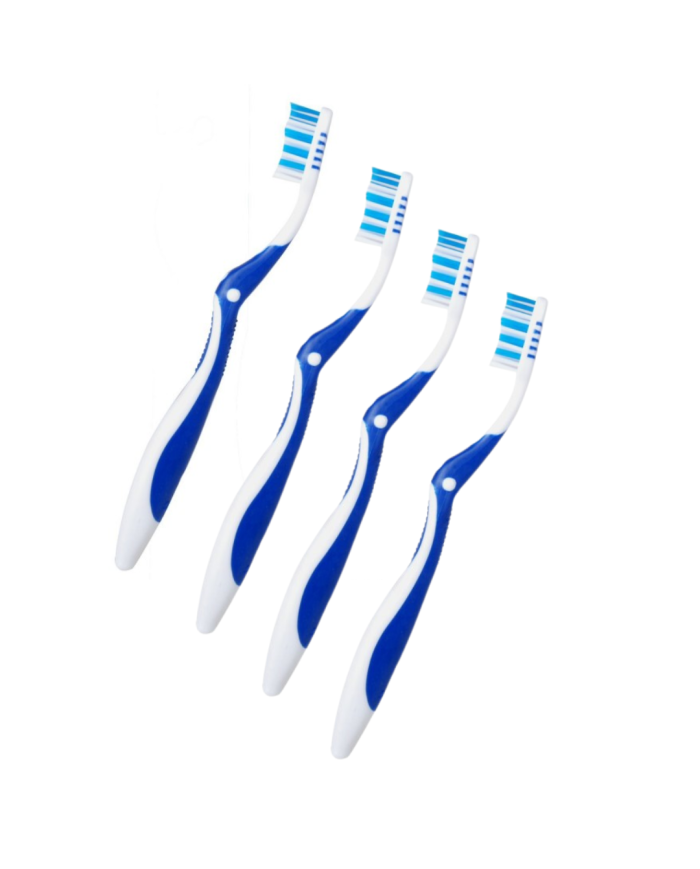 Lot de 4 brosse à dents medium