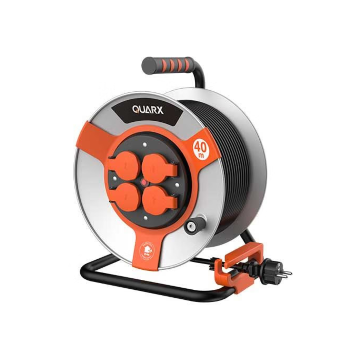 Enrouleur de chantier 40m 4 prises - câble H07RN-F 3G2,5mm²