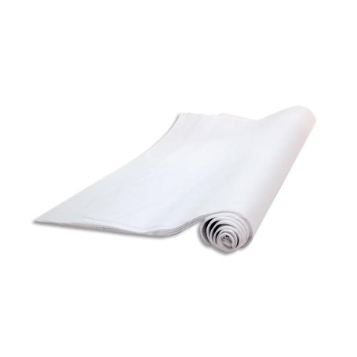 Rouleau de papier de soie 0,5 x 5 m blanc - CANSON