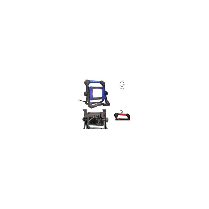 Projecteur de chantier filaire pliable 50W 4000lm - ARLUX - vue 2