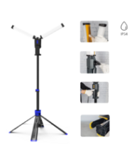 Projecteur de chantier double sur trépied - ARLUX