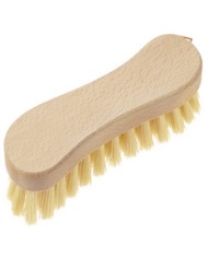 Epoussette soie blanche 21cm