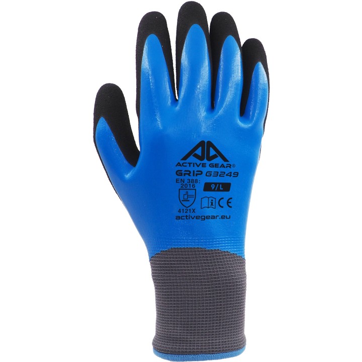 Gants de manutention nitrile Active GRIP ACTIVE GEAR, dos