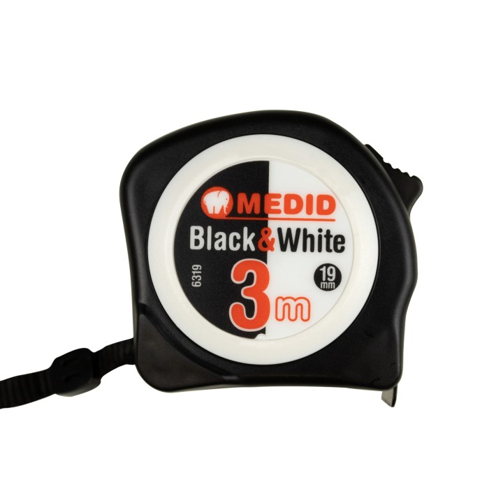 Mètre à ruban Black & White 3 m - MEDID