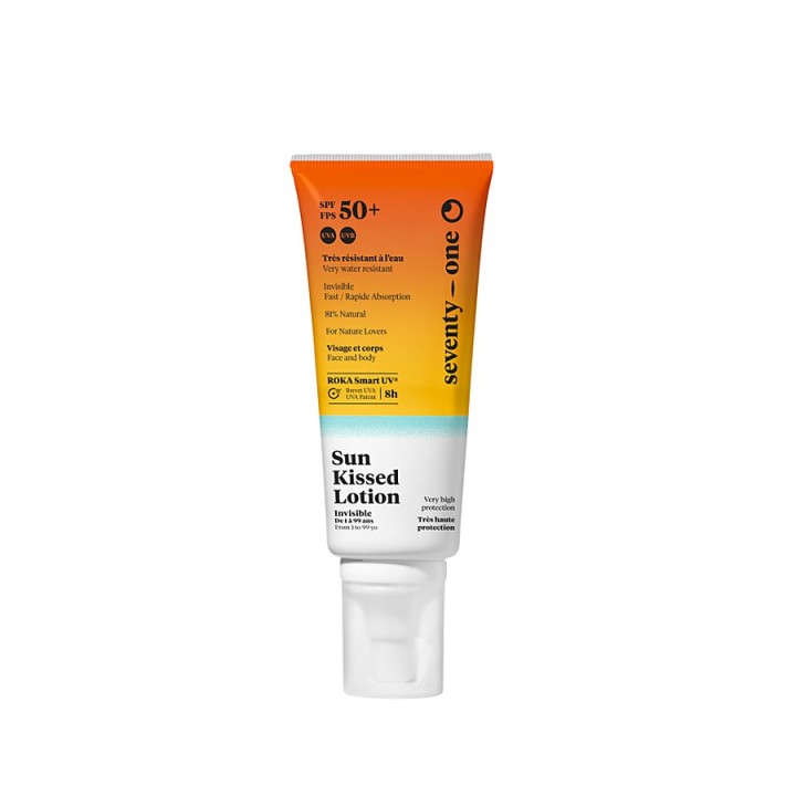 Lotion solaire Sun Kissed SPF 50+ SEVENTY ONE PERCENT, 100 ml