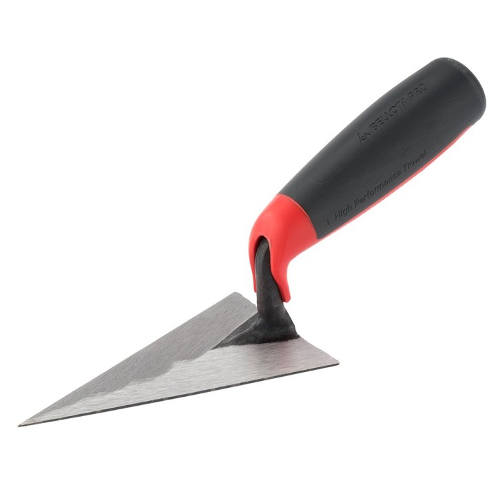 Truelle forgée triangulaire manche bi-matière 125 x 70 mm - BELLOTA