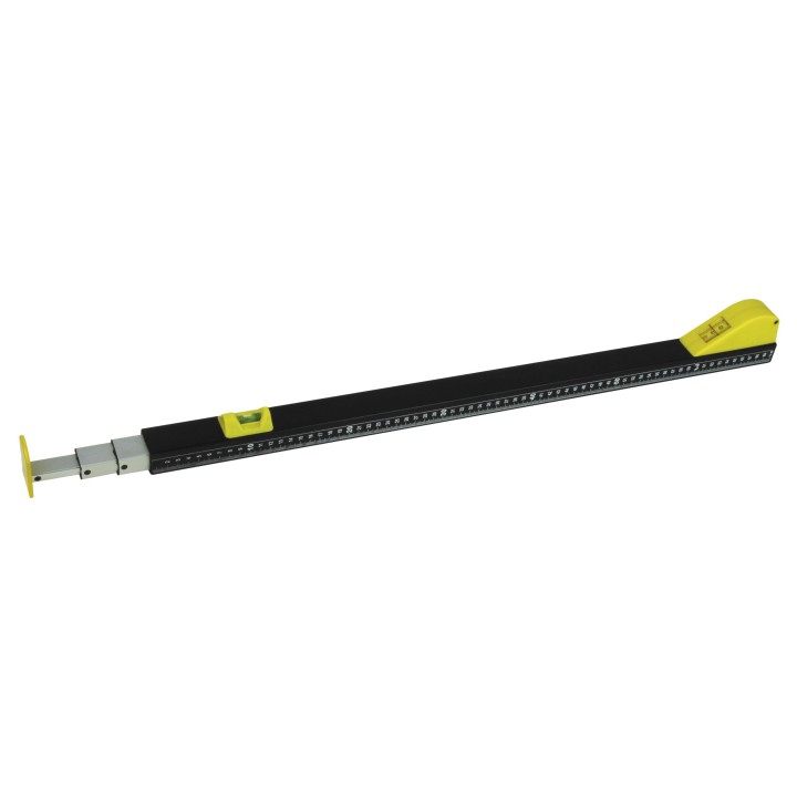 Canne de mesure télescopique aluminium à lecture directe - MEDID, 3 m