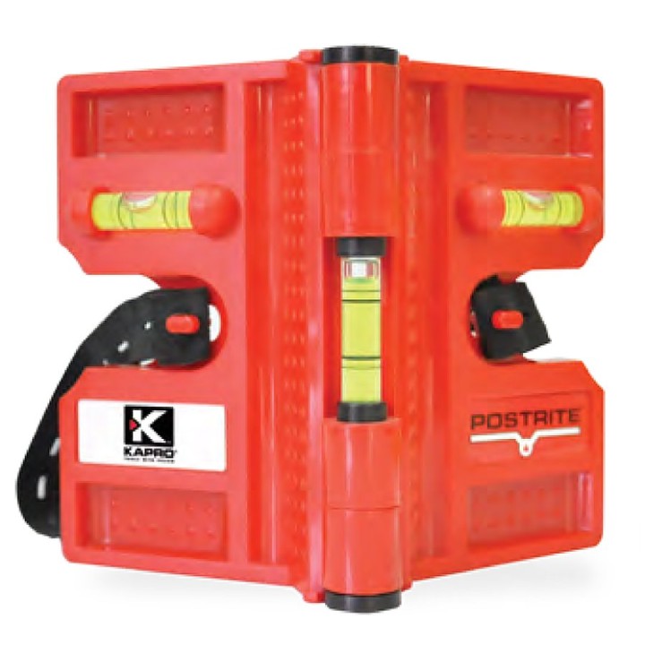 Niveau de poteau pliable magnétique 3 bulles - KAPRO