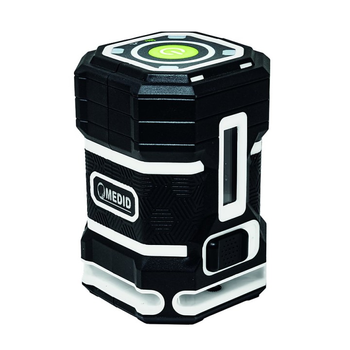 Niveau laser cube vert, ligne horizontale au ras du sol - MEDID